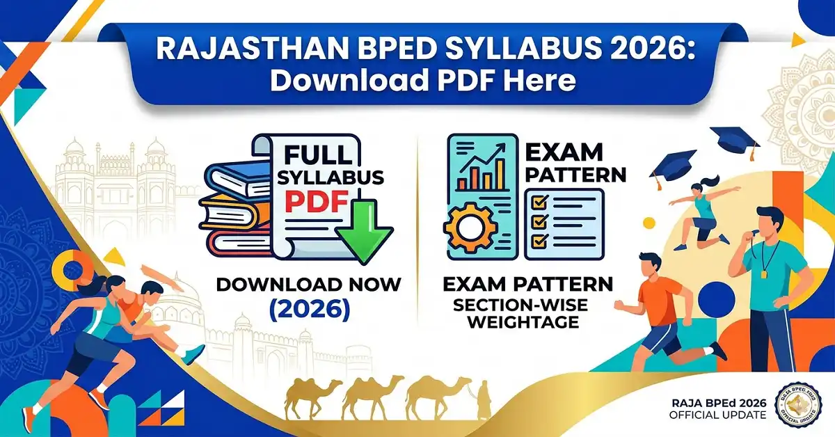 Rajasthan bped syllabus 2026